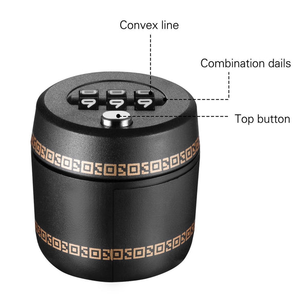 Wine Bottle Password Lock Drink Stopper Novelty Gift Bottle Stoppers