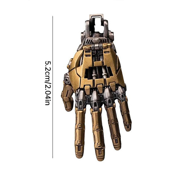 5Cm Movable Robot Hand Collectible Adjustable Mechanical Bionic Charm Pendant Ornament For Men Display Gift Necklaces & Pendants