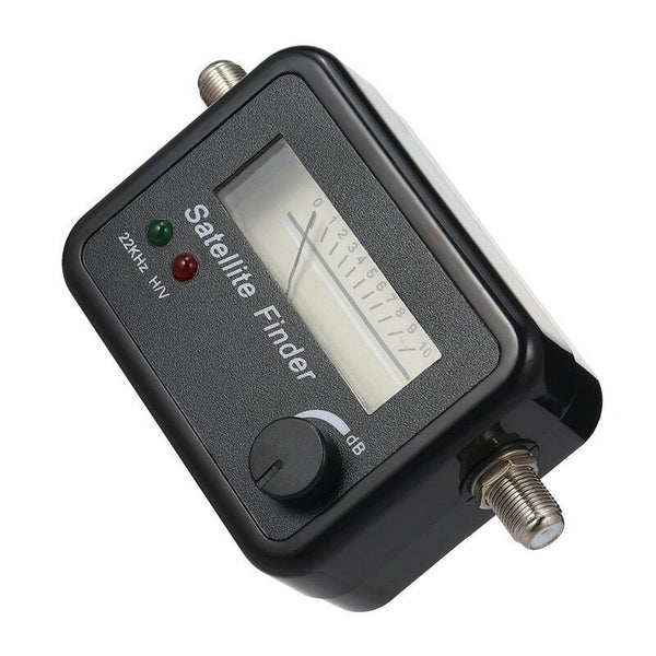 9502 Satellite Signal Finder Digital Tv Receiver With Pointer Black Signal Finders