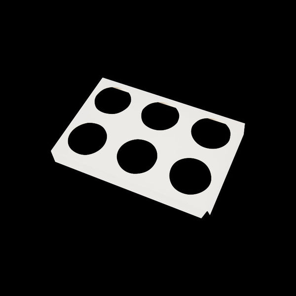 Cupcake Box 6 Holes Window Cake Party Favour 100 Boxes Favours & Party Bag Fillers