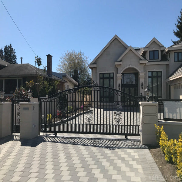 1 X Heavy Duty Telescopic Sliding Gate Pulley System Kit Sliding Door Hardware