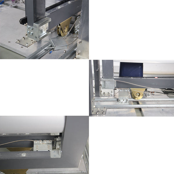 1 X Heavy Duty Telescopic Sliding Gate Pulley System Kit Sliding Door Hardware