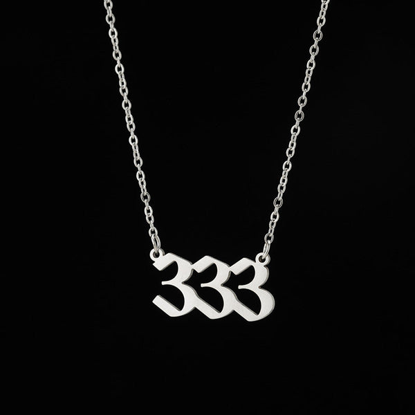 Personalized Angel Number 111 999 Stainless Steel Non Fading Pendant Necklace Necklaces & Pendants