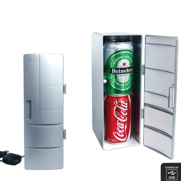 Novelty Mini Fridge Usb Rechargeable Drinks Beer Cooler Mini Fridges