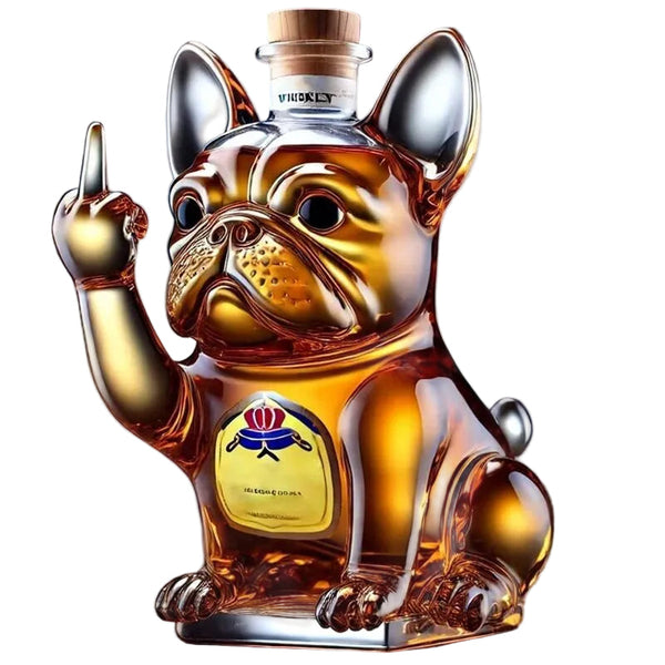 Funny Middle Finger Duck Turtle Dog Whisky Glass Decanter Bar Home Office Decor Decanters