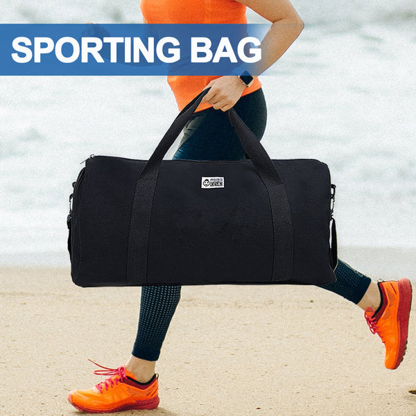 Large Capacity Portable Training Gym Bag Black Gym Bags