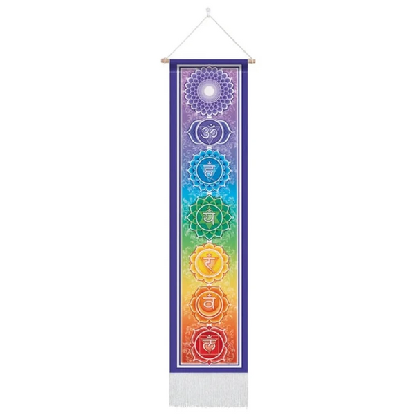 Seven Chakra Tapestry Hippie Mandala Chakras Wall Hanging Fabric Yoga Meditation For Spiritual Room Decor Tapestries