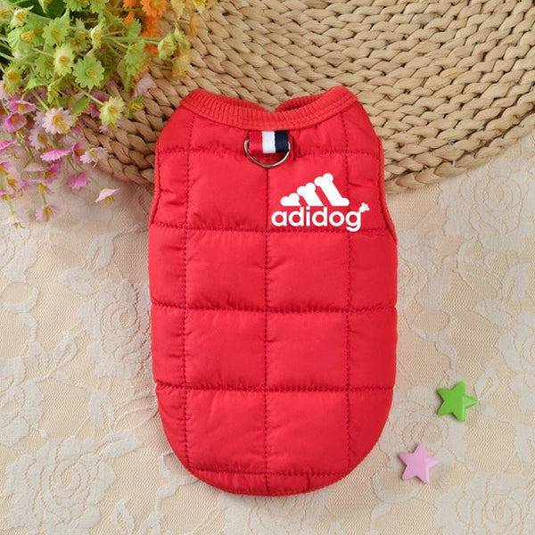 Pet Clothing Winter Thickened Dog Clothes Autumn And New Cotton Padded Jacket Vest Multi Color Waterproof Warm Dog Clothing & Shoes