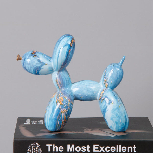 Fluid Balloon Dog Resin Ornaments Creative Living Room Home Artifact Desktop Sculptures & Figurines