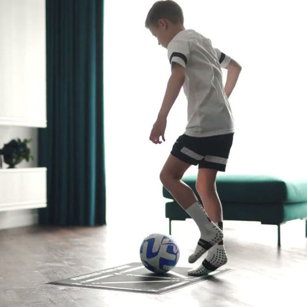 Ball Sensation Training Football Mat Anti Slip And Wear Resistant Rubber Skills Enhancement Indoor Practice Training Aids