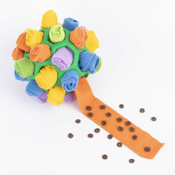 Dog Snuffle Ball Slow Feeding Treat Hiding Pet Toy Dog Snuffle Mats