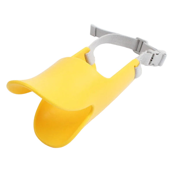 Dog Muzzle Anti Bite And Anti Bark Silicone Duckbill Comfortable Breathable Adjustable Strap Pet Mask Bark Control