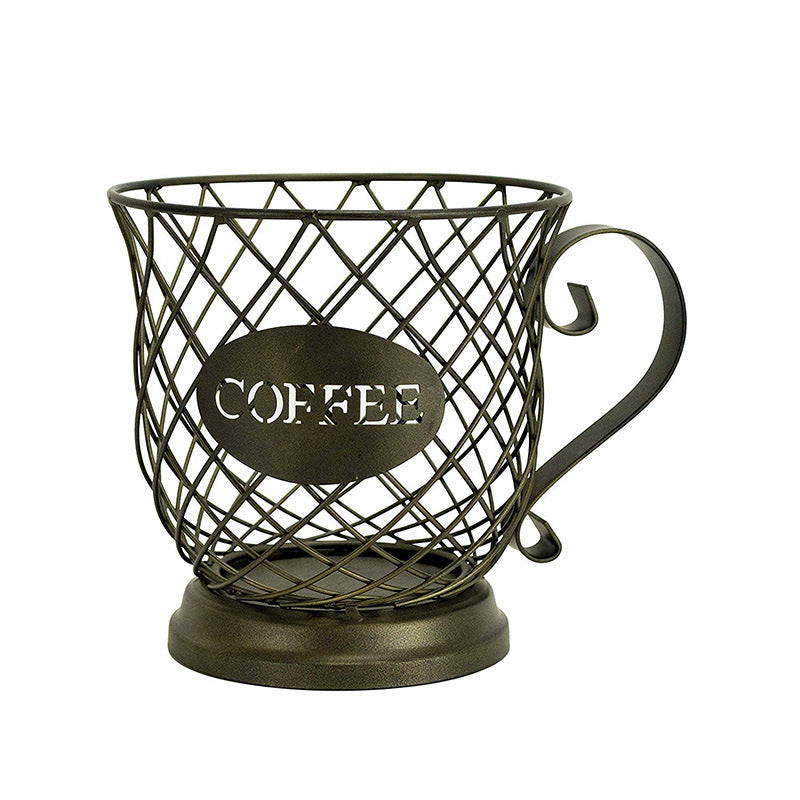 Coffee Cup Mug Pod Holder Storage Basket Vases