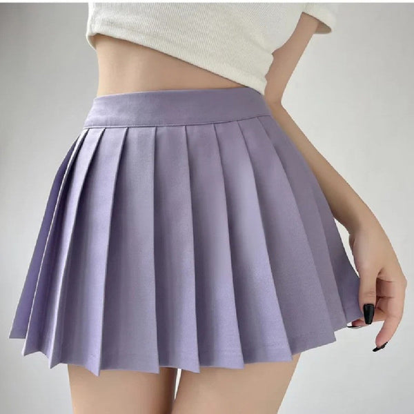 Skirts Girls Pleated Skirt Women's Summer Short Korean Style High Waist A Line