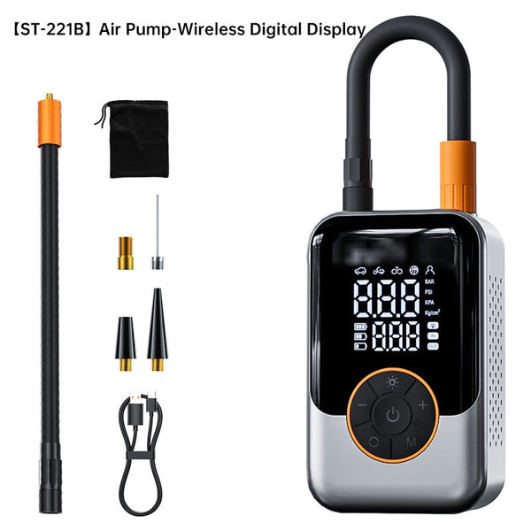 Wireless Inflator For Tires & Balls Air Compressors