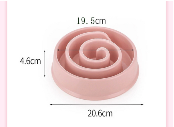 Slow Feeding Bowl For Dogs And Cats Anti Slip Anti Choking Pet Feeder Supplies Dog Bowls