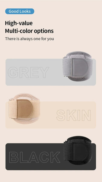 Sports Elbow Protection Tennis Badminton Breathable Pressurized Adjustable Open Strap Protective Pads & Armour