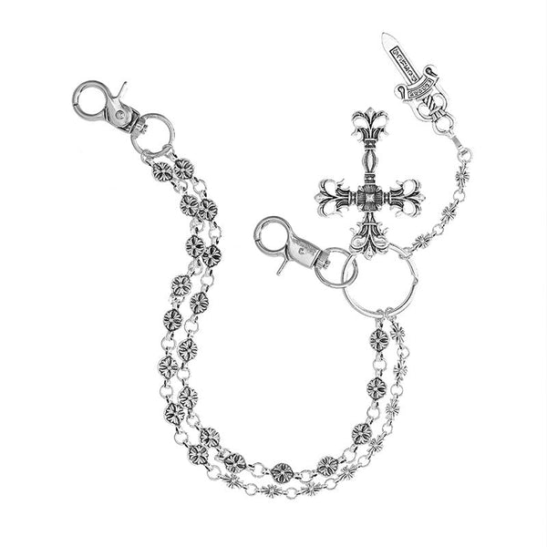 Double Layer Cross Bag Chain Accessory Body Chains