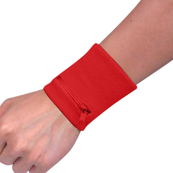 Zipper Wrist Wallet Key Coin Bag Sports Pouch Running Fitness Stylish Wristband Wallets