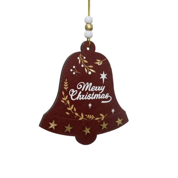 Christmas Bell Ornament For Tree Hotel Diy Atmosphere Decoration Hanging Seasonal Decorations
