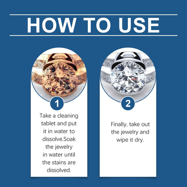 Jewelry Cleaning Effervescent Tablet Jewelry Cleaning Decontamination Anti Oxidation Jewelry Maintenance Cleaning Tablet Cleaners & Polish