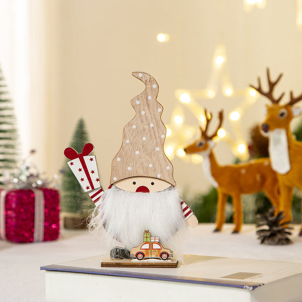 Christmas Diy Decoration Creative Santa Claus Display For And Desktop Seasonal Decorations