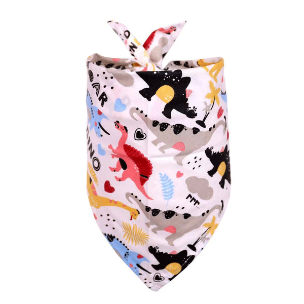 Pet Accessories Summer Fruit Style Pure Cotton Drool Towel Triangle Scarf Dog Clothing & Shoes