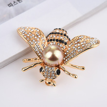 Veile Studios Animal Bee Brooch Pin Accessories Alloy With Diamond Inlay Brooches