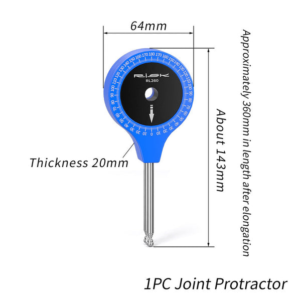 Risk Road Bicycle Airship Fitting Knee Joint Angle Measuring Protractor For Bike Riding Posture Bike Tools