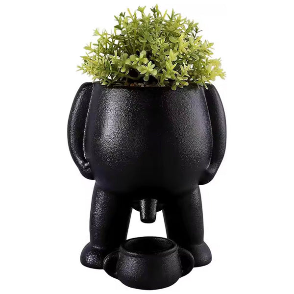 Funny Peeing Vase Planter: A Whimsical Decor Piece For Your Home Or Garden. Ideal Succulents And Makes Great Novelty Gift! Vases