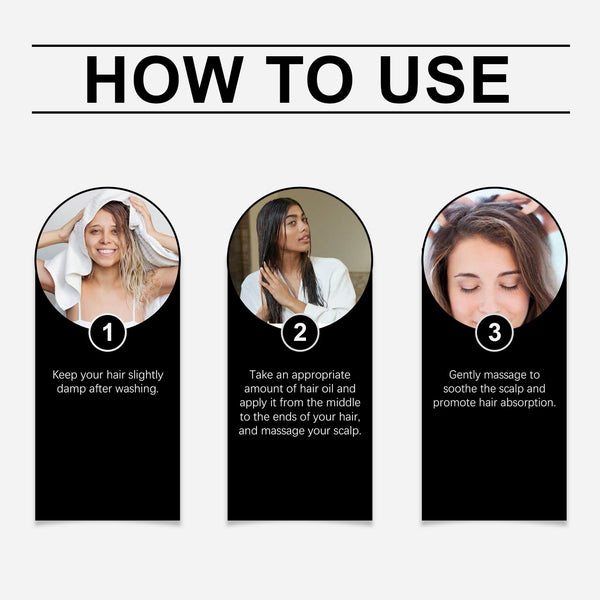 Herbal Hair Care Essential Oil Repair Dry Hydrating Smooth And Improve Frizzy Essence Sets & Kits