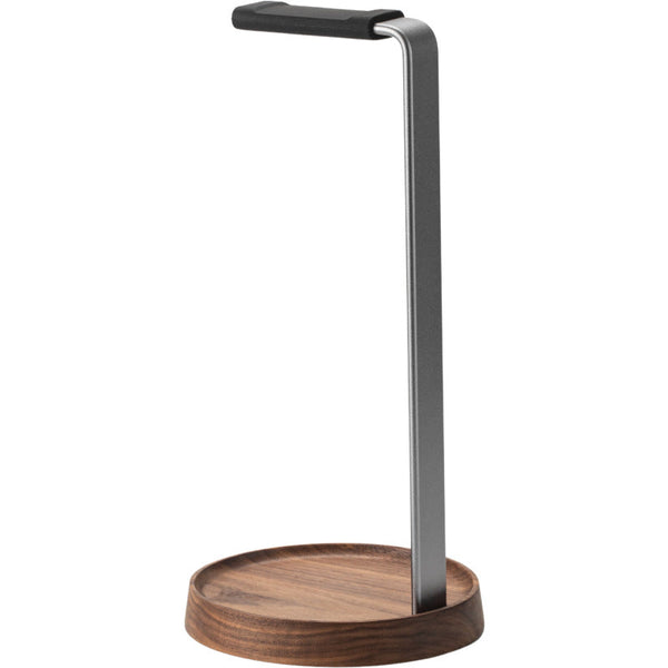 Premium Walnut Wood Real Headphone Stand Wooden Display Rack Gaming Creative Over Ear Hanger Mounts & Holders