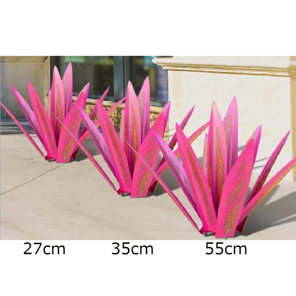 9 Leaves Plant Diy Metal Art Sculpture Decor Ornaments & Statues