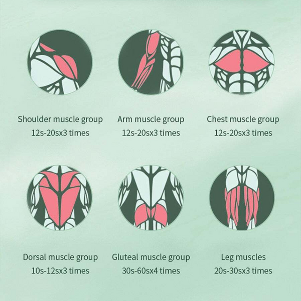 Lcd Display Massage Gun Portable Electronic Massager Neck Whole Body Muscle Massagers