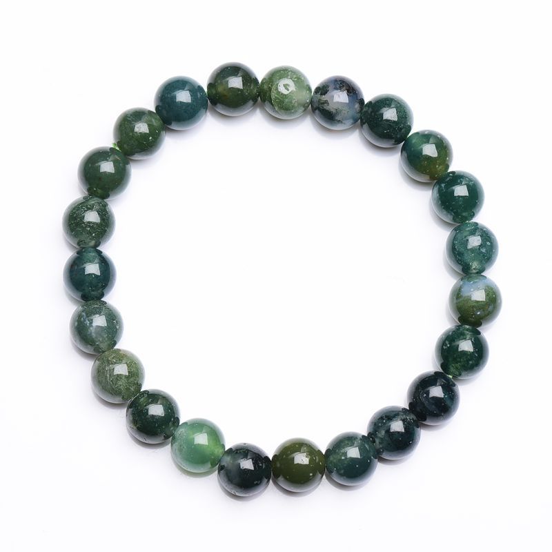 Veile Studios Natural Water Grass Agate Bracelet For Fashion Jewellery And Accessories Bracelets