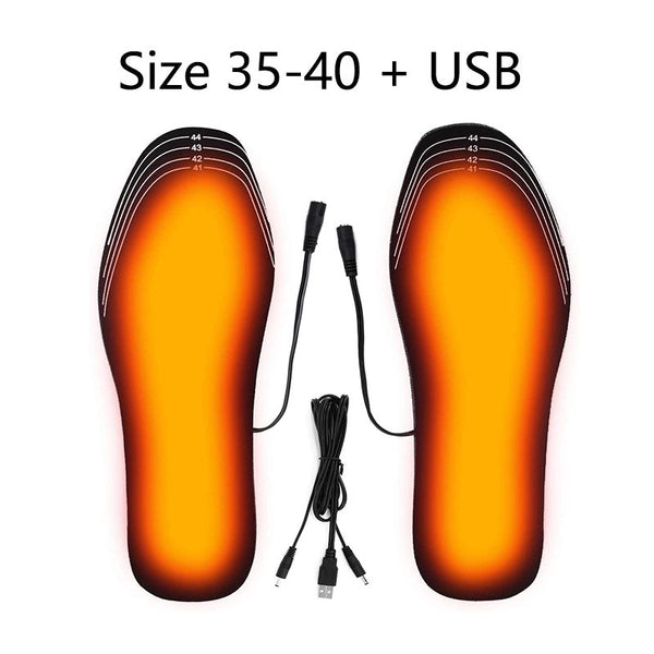 Usb Heated Shoes Can Be Cut Winter Warm Heating Pad Feet For Insoles
