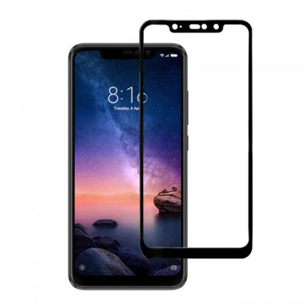 9D Tempered Glass Screen For Xiaomi Redmi Note 6 Pro Full Coverage Protection Black