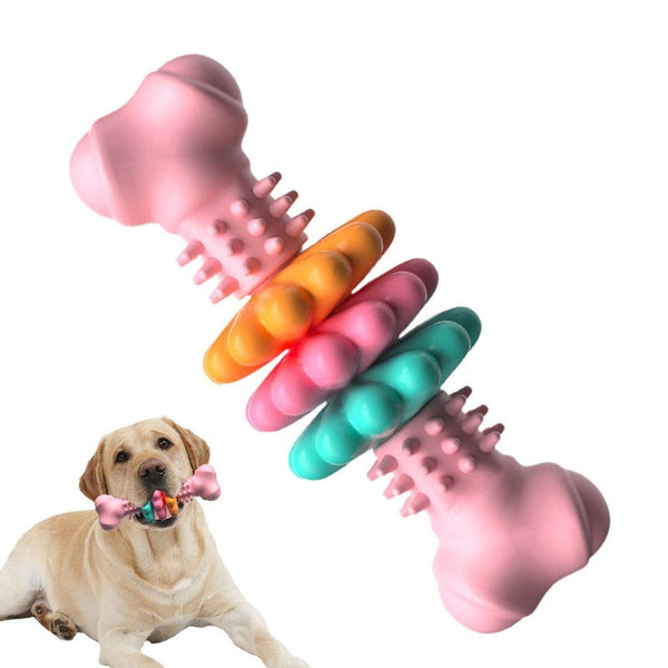 Dog Chew Toy Bone Type Teeth Cleaning Toys Chewing Bite Resistant Teething
