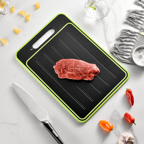 Double-Side Cutting Board With Defrosting Function Chopping Kitchen Grinding Knife Sharpener