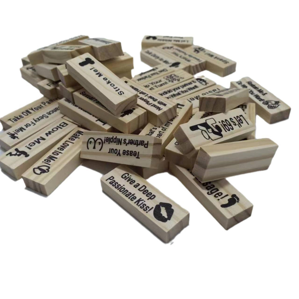 Couple Dating Building Block Tower Jenga Game Toy For Couples Friends Board Games