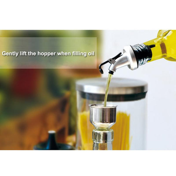 Glass Oil Bottle With Label Kitchen Tools Accessories 250Ml 500Ml Oil & Vinegar Dispensers