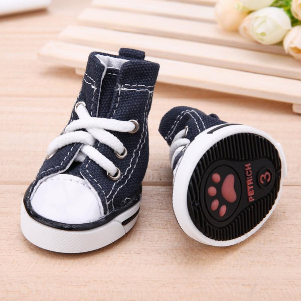 Denim Anti Slip Waterproof Sporty Sneakers For Dogs Dog Clothing & Shoes