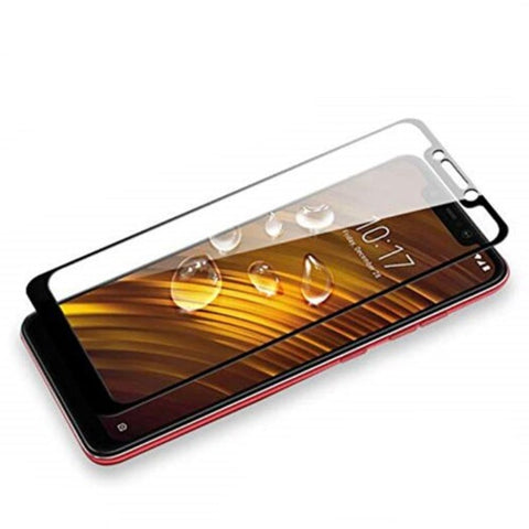 9H Tempered Glass Full Coverage Protective Film Guardfor Xiaomi Pocophone F1 Black