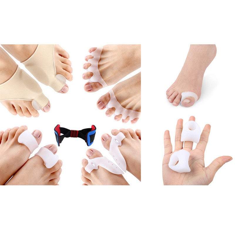 1Pcs Hand Foot Skin Care 9 Pcs Bunion Support Kit Silicone Toe Spaces Gel Pad Protector Sleeves Foot Creams & Treatments
