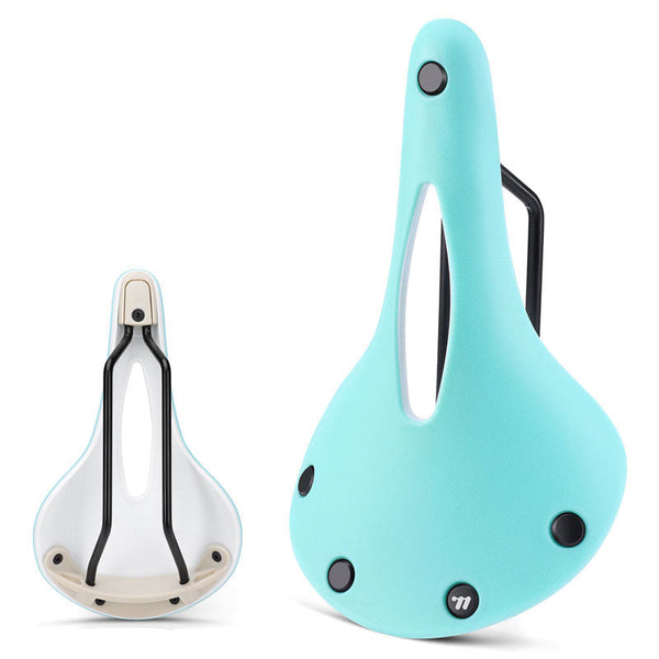 Retro Bicycle Saddle: Wear Resistant Anti Slip Multicolor Hollow Cushion For Road Bikes Bmx Mtb Touring Saddles & Seats