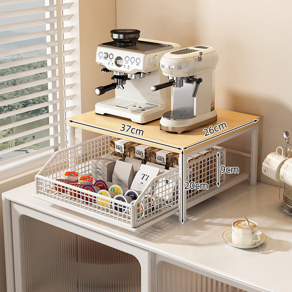 Modern Kitchen Microwave Shelf Space Saving Countertop Storage For Appliances Elegant Design Other Kitchen Storage