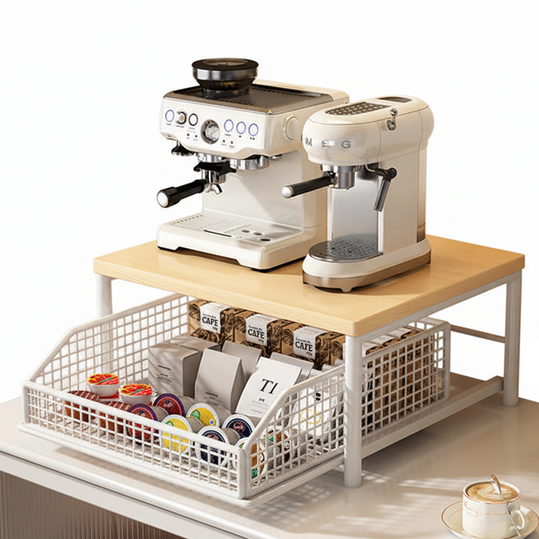 Modern Kitchen Microwave Shelf Space Saving Countertop Storage For Appliances Elegant Design Other Kitchen Storage