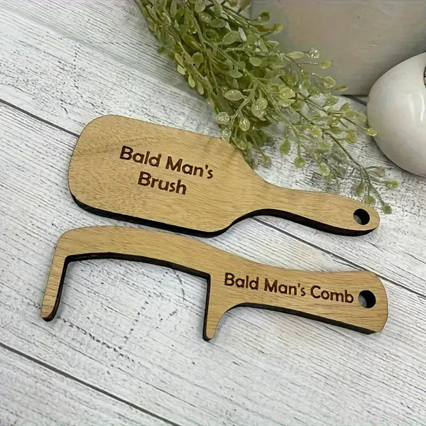 Bald Man Comb Crafts April Fool's Day Funny Gift Novelty