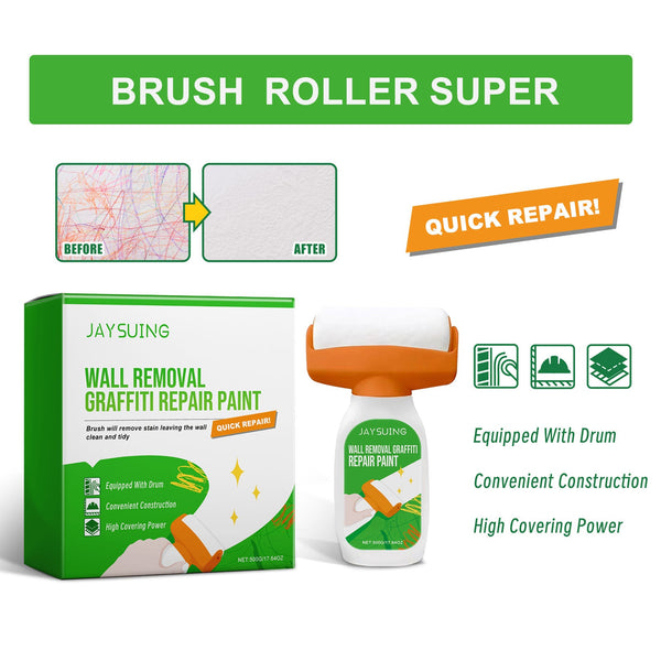 Jaysuing Wall Removal Graffiti Repair Paint, Wall Graffiti Stain Cover Repair Home Self Painted Wall Paint Paint Sprayers