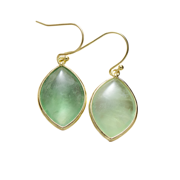 Veile Studios Copper Stone Teardrop Elegant Earrings